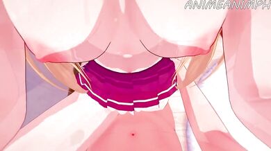Busty Asian Teacher Gets Abused By Her Students In High School DxD
