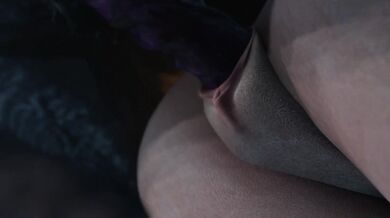 Horny Sorceress Yennefer & Her Canine Fuck Toy, Lingerie
