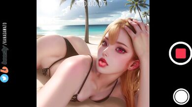 Beach Bitch Marin Gets Nailed by a Horny Sea Creature in 'Marin Relaxes on the Beach'