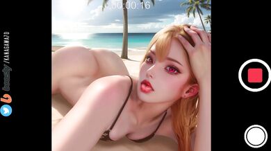 Beach Bitch Marin Gets Nailed by a Horny Sea Creature in 'Marin Relaxes on the Beach'