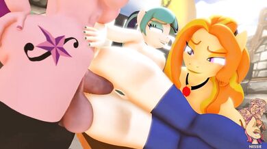 Unleashing the Dazzlings Threesome: Twilight, Rarity and Rainbow Dash