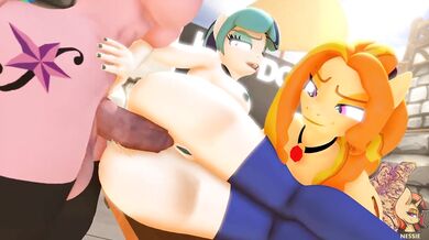 Unleashing the Dazzlings Threesome: Twilight, Rarity and Rainbow Dash