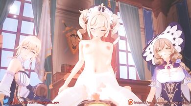 Erotic Harem Hijinks in 'Harem Impact' Ep. 1