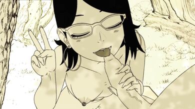 Sarada's Sensual Steps with Angelic Sound