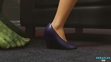 The Incredible Hulk vs. She-Hulk: A Sexy Showdown