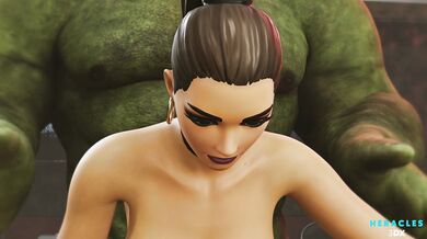 The Incredible Hulk vs. She-Hulk: A Sexy Showdown