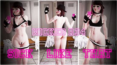 D.Va Gets Pounded in a Beatbar Bathroom by Sick Like That's Gang of Naughty Boys