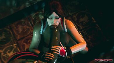 Blowjob Battle Royale: Mai Shiranui vs. Demon Oral Sex [26Regionsfm]