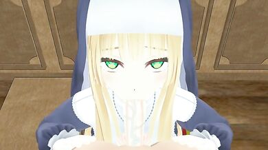 Elena's Sinful Tongue for Your Rod's Purification