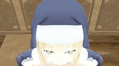Elena's Sinful Tongue for Your Rod's Purification