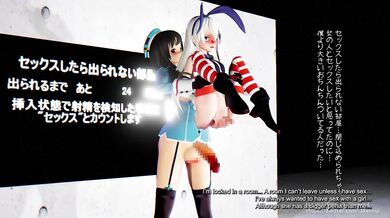 Crossdressing Futanari Shimakaze Gets Full Nelson Treatment in JaxMMD's Latest Release!