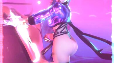Evil Bitch Seduces and Dominates with her Sexy Animation Skills in 'EVIL - Evelynn' by Crisisbeat