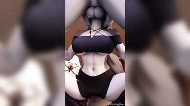 Bone-crushing orgasms with Loona, the undead temptress