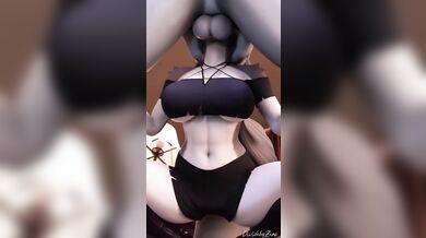 Bone-crushing orgasms with Loona, the undead temptress