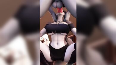 Bone-crushing orgasms with Loona, the undead temptress