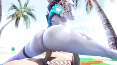 [Trailer] A horny widow fucks your brains out... [Widowfucker] [Overwatch Fuckfest]