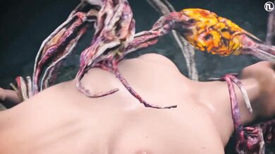 Star Wars: Rey's Forceful Threesome with Sith Lord Kylo Ren & His Evil Tentacles