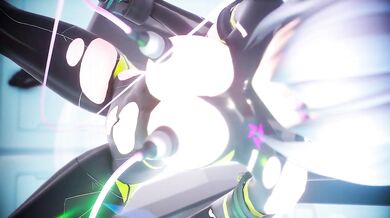 Titanium Lust: Latex-clad Heroine's Battle for Pleasure Against Mechanized Fury!