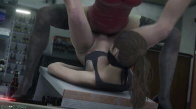 Claire gets raped by Ada Wong