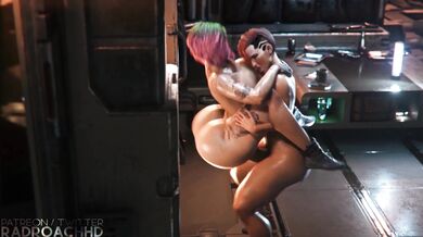 Futuristic Cyber Slut Gets 4K Dick-Down from Phantom Licker