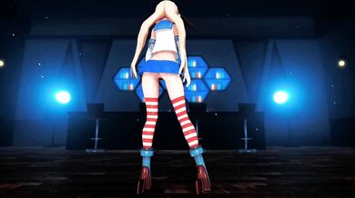 Shimakaze's Wild Night - Partying in the New Genesis MMD Porn