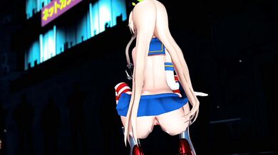 Jizz on my Tits and Ass in the Making of Shimakaze's Big Creampie