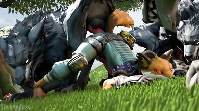 Fenex Gets Fucked By Wolves: A Hairy Tail of Debauchery