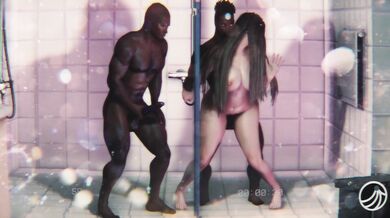 BBC Gangbang at the Japanese Inn