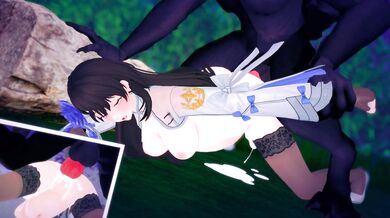 Lesbian Gangbang Orgy in the Battlefield: Frontline Bestiality Chapter - Part 2