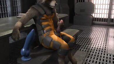 The Erotic Adventures of Rocket and Raccoon: A Solo Jerk Story