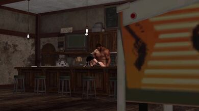 Tifa and Barret at the Counter, a Hentai Adventure