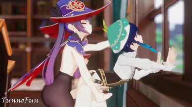 Venti gets pounded by Mona [tunnofun]
