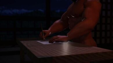 A young and beautiful nun, dressed in a sexy monk outfit, is having intense sex with several men at the same time, while her superior watches.