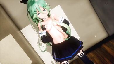 Tight Yuzuki receives several hot Semen discharges from Black-haired Lover