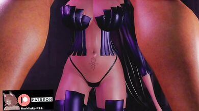 Olga's Deepthroat Hell: A Kuroinu MMD Kinkfest