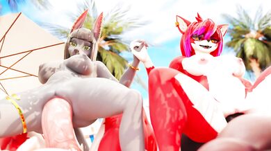 'Thrusting and Grinding at the Beach: The Ultimate Hentai Adventure [Xazter3D]'
