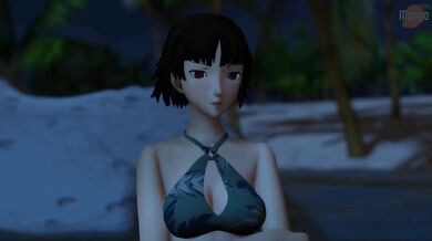 La alegre playa de Makoto! Subtitulado en español.