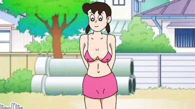 Bouncing Shizuka's Tits - An Erotic Hentai Adventure