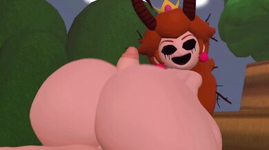 Mario and the Princesses of the Mushroom Kingdom Engage in Hot and Thick Action