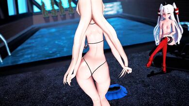 Fucking Shimakaze's Tits in 'Pjanoo': A Masturbation-Inducing Experience [Genesis MMD]