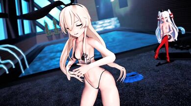 Fucking Shimakaze's Tits in 'Pjanoo': A Masturbation-Inducing Experience [Genesis MMD]