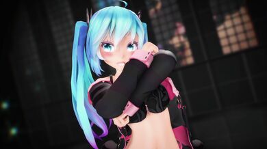 'Hatsune Miku and Dance Girls (MMD) in a Sexy Hentai Adventure'