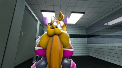 Femboy Tails Gets Ass-fucked by Hyper Futa Rouge the Bat