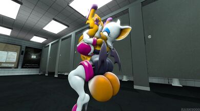 Femboy Tails Gets Ass-fucked by Hyper Futa Rouge the Bat