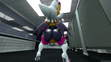 Femboy Tails Gets Ass-fucked by Hyper Futa Rouge the Bat