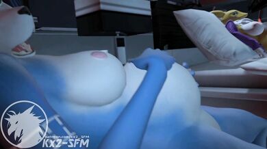 (NSFW) Furry Sex Fiesta: Krystal & Renamon in a Lewd Lustful Romp, Pt. II