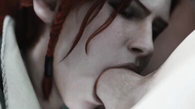 Yennefer and Triss Take Turns Dominating Their Slave in 'ZMSFM'