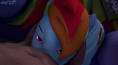 Deep Throating Rainbow Dash in HD: A Godly Indulgence for Your Fury