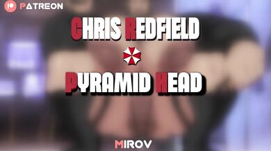 Pornstars Chris Redfield and Pyramid Head are back for another sexy thrill ride in Chris Redfield and Pyramid Head: Taking it to the Extreme!