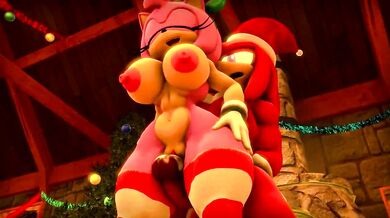 Tiny Titan's Festive Fuckfest with the Energetic Echidna